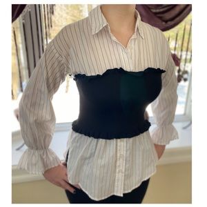Japanese Fashion Corset Shirt